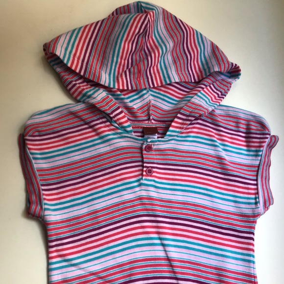 Tea Collection Striped Hoodie Dress - Picture 2 of 6